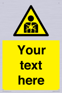 Custom Warning substance or mixture presenting a health hazard